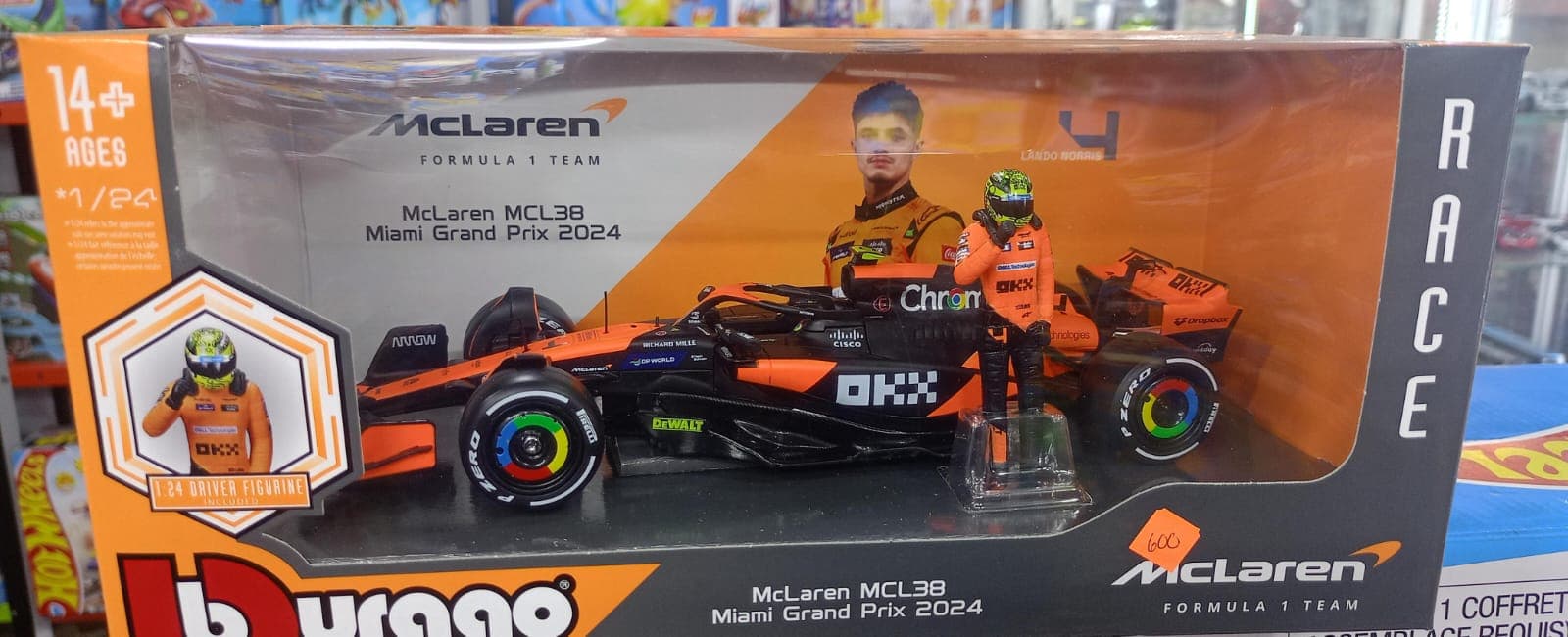 MCLAREN MCL38 MIAMI GRAND PRIX 2024