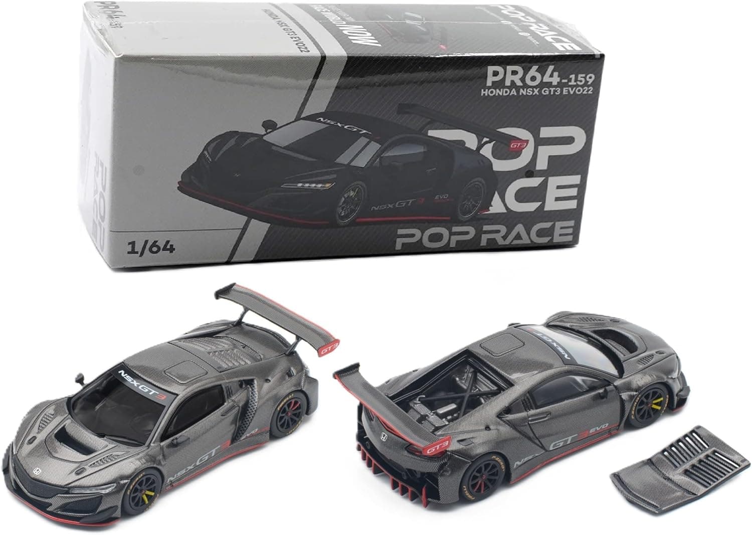 Pop Race 1:64 Honda NSX GT3 EVO22 Carbon Edition