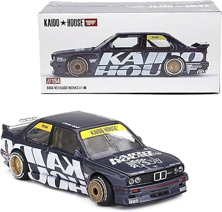 1:64 BMW M3 (E30) Kaido Works V1 Dark Blue Limited Edition