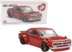 1:64 Nissan Skyline 2000GT-R (KPGC10) Kaido Street V1 Red Limited Edition