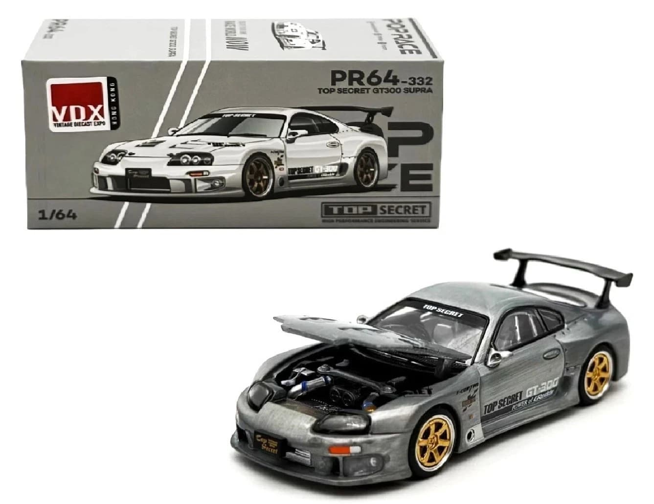TOP SECRET GT 300 SUPRA VINTAGE DIECAST EXPO