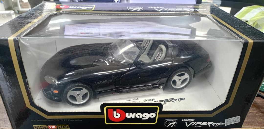 DODGE VIPER RT10 1991 ESCALA 1,18
