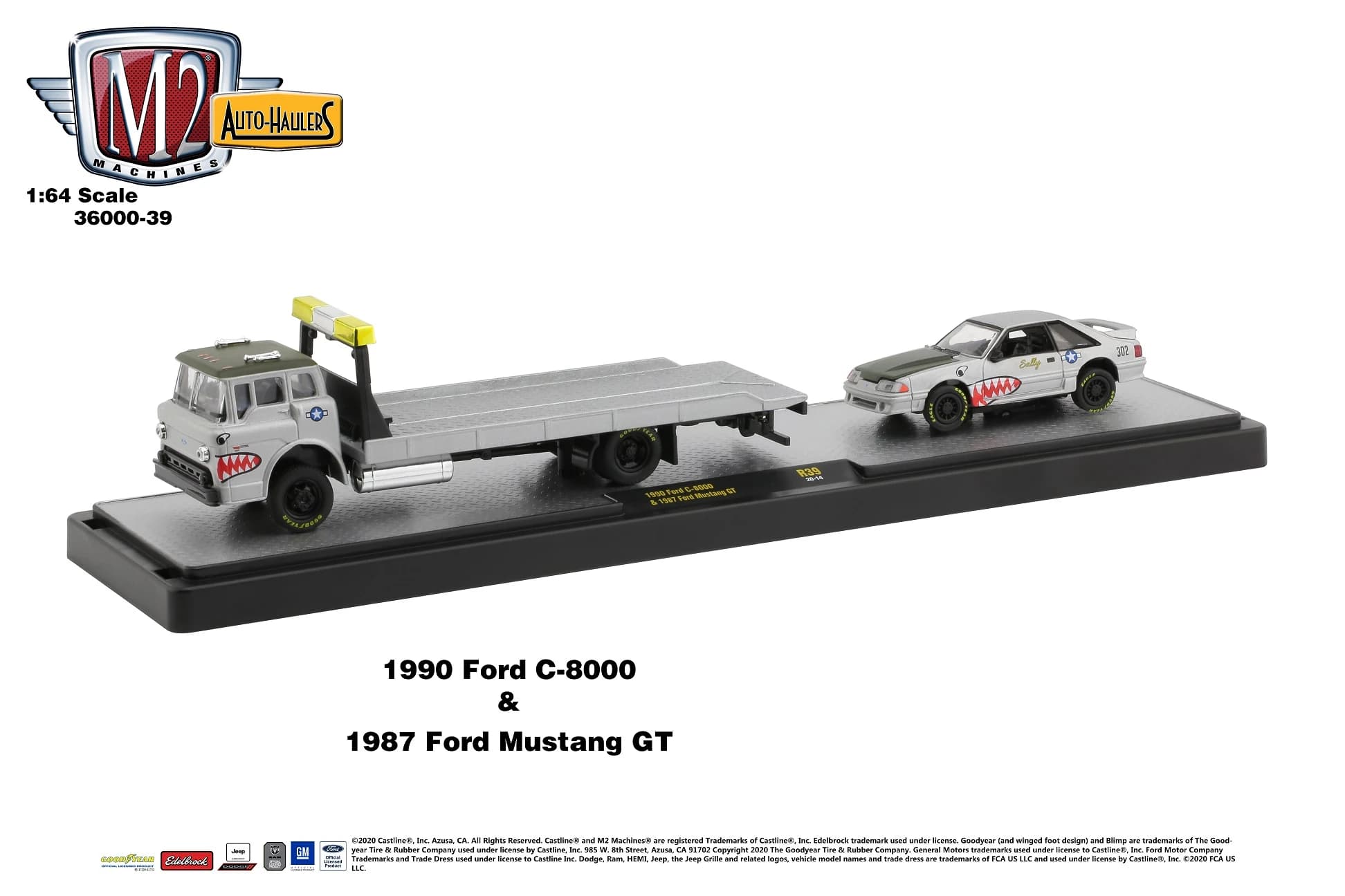 1990 FORD C 8000 & 1987 FORD MUSTANG GT