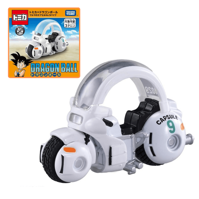 Dragón ball motocicleta Bulma capsula