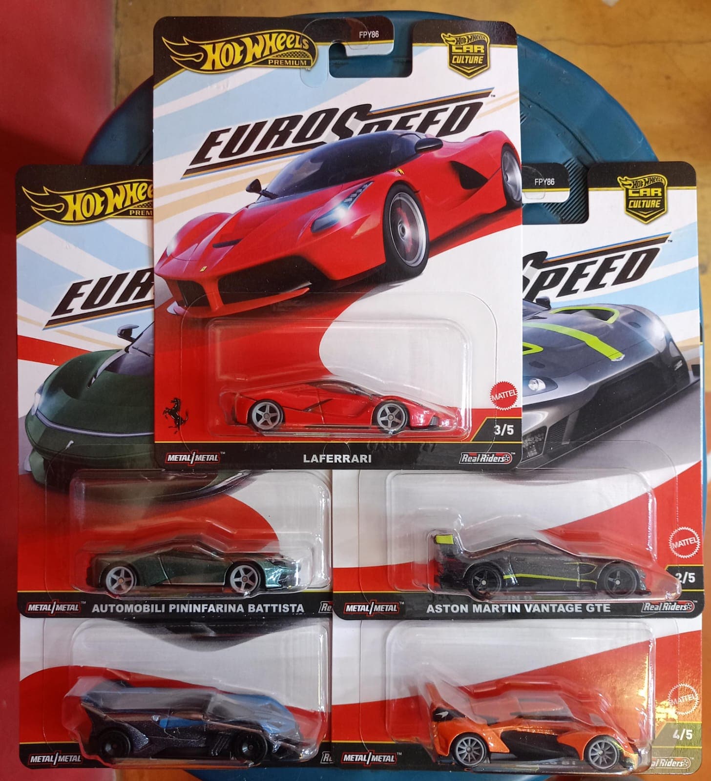 SET DE 5 AUTOS EUROSPEED