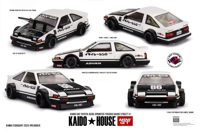 AE 86 SPRINTER TRUENO KAIDO HOUESE