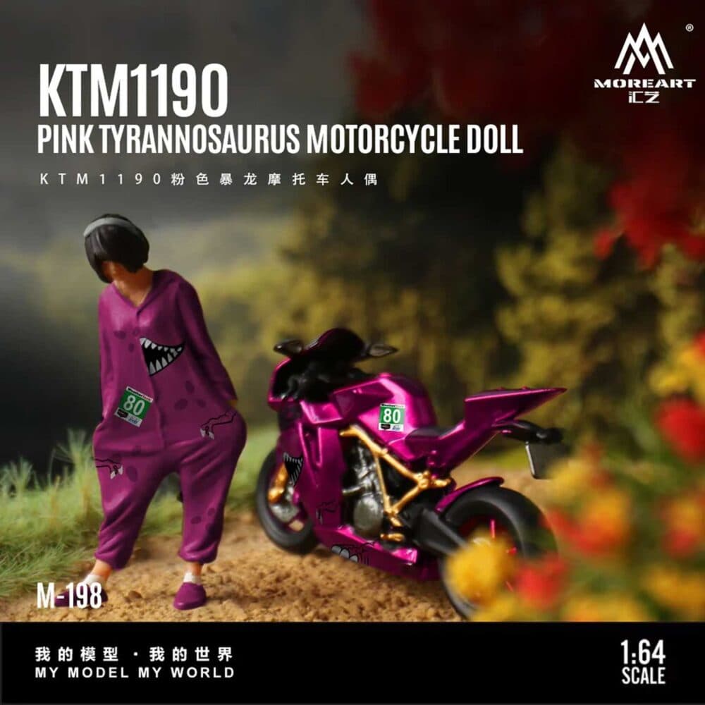 KTM 190 PINK TYRANNOSAURUS MOTORCICLE