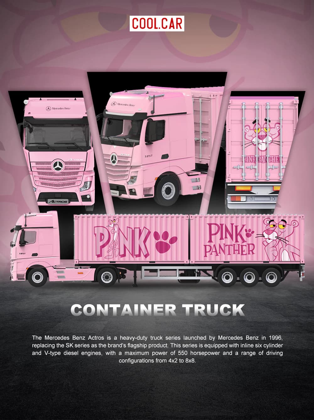 COOL CAR PINK PANTHER
