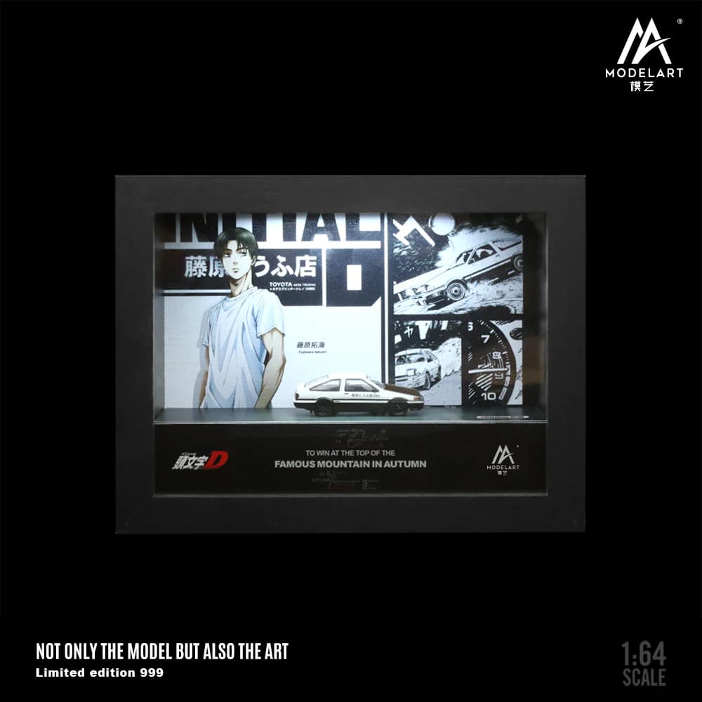 MICRO MARCO MODELO ART TIME 1/64 TOYOTA AE86 INICIAL D