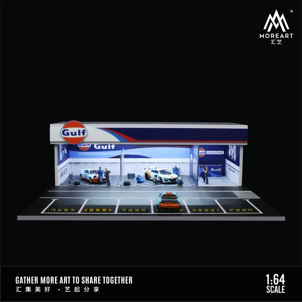 MoreArt 1:64 Gulf Oil / Shell Modification Shop