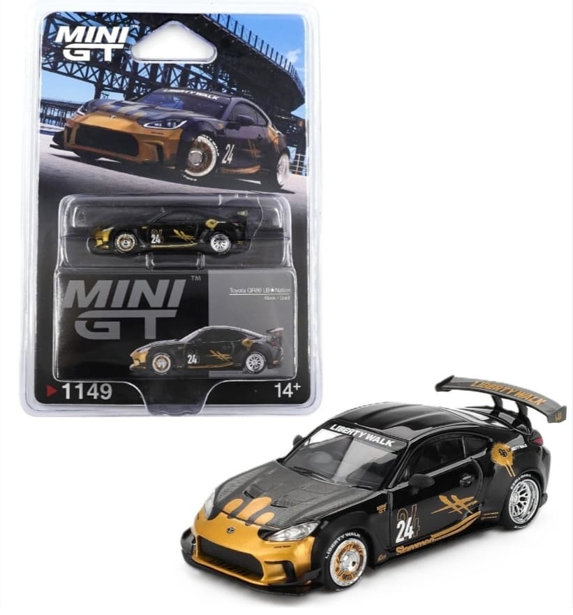 TOYOTA GR 86 BLACK GOLD N 1149