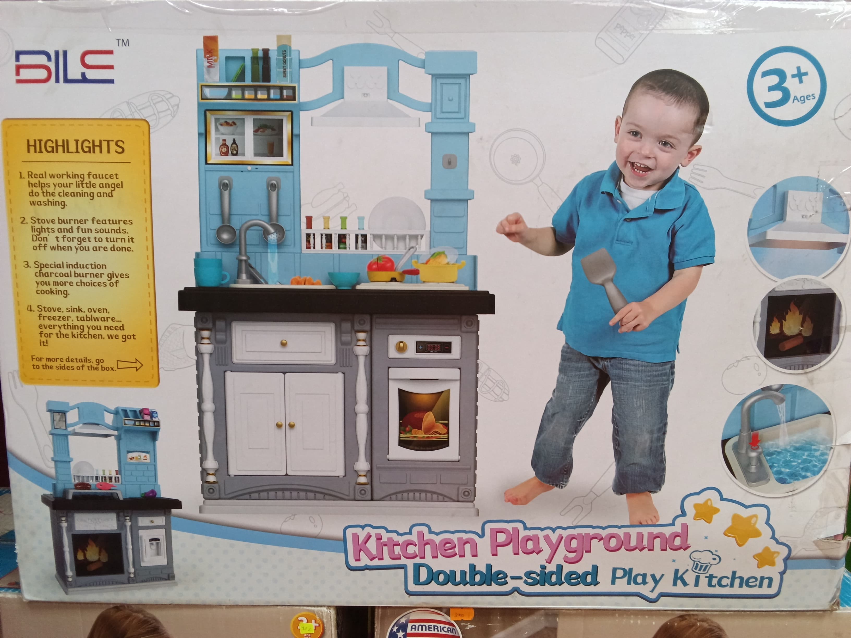 KITCHEN PLAY GROUND DOUBLE SIDED